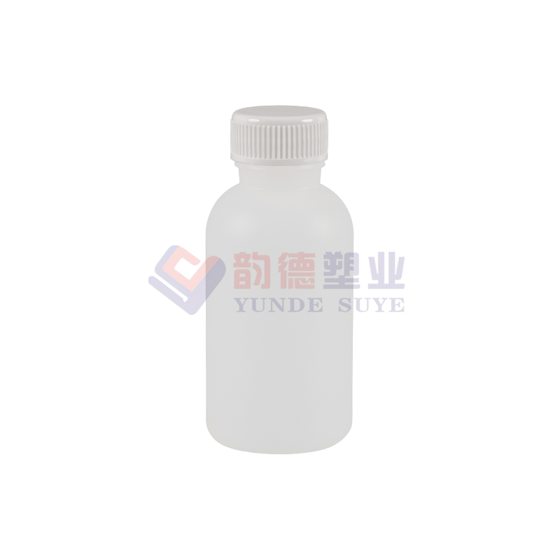 PP ক্যাপ 100ml-01 (A) সহ রাসায়নিক ঘন এইচডিপিই গোলাকার বোতল